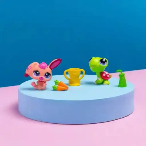 Littlest Pet Shop LPS - Teknős (#94) és nyuszi (#95) figuraszett