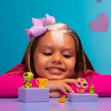 Littlest Pet Shop LPS - Teknős (#94) és nyuszi (#95) figuraszett