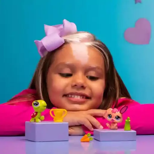 Littlest Pet Shop LPS - Teknős (#94) és nyuszi (#95) figuraszett