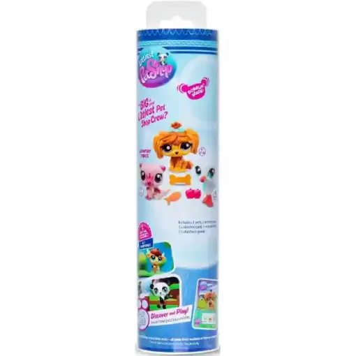 Littlest Pet Shop LPS - Máltai selyemkutya (#118), sirály (#41) és vidra (#43) figuraszett