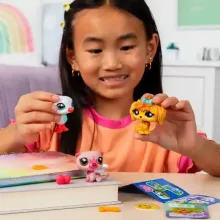 Littlest Pet Shop LPS - Máltai selyemkutya (#118), sirály (#41) és vidra (#43) figuraszett