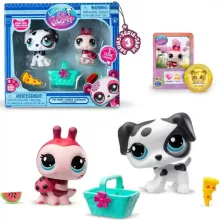 Littlest Pet Shop LPS - Katica (#149) és dalmata kutya (#156) figuraszett