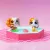   Littlest Pet Shop LPS - Skót lógófülű cica (#152) és spániel kutya (#153) figuraszett