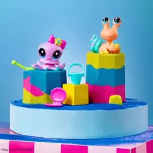 Littlest Pet Shop LPS - Polip (#154) és remeterák (#155) figuraszett
