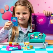 Littlest Pet Shop LPS - Cicavacsora figurákkal (rövidszőrű cica (#166), kiscica (#167) és himalájai cica (#168))