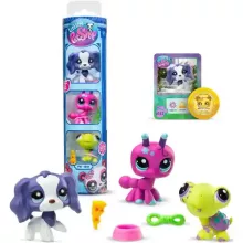 Littlest Pet Shop LPS - Hangya (#160), spániel kutya (#161) és teknős (#162) figuraszett