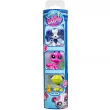 Littlest Pet Shop LPS - Hangya (#160), spániel kutya (#161) és teknős (#162) figuraszett