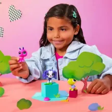Littlest Pet Shop LPS - Hangya (#160), spániel kutya (#161) és teknős (#162) figuraszett