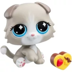   Littlest Pet Shop LPS - Skót lógófülű cica figura (#229)