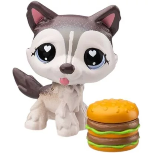 Littlest Pet Shop LPS - Husky kutya figura (#240)