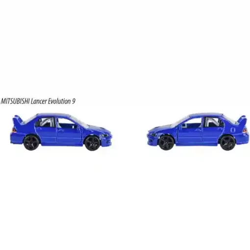 Majorette Mitsubishi Lancer Evolution 9 kisautó nyitható ajtókkal