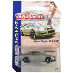   Majorette Nissan Skyline GT-R (R34) kisautó levehető motorháztetővel