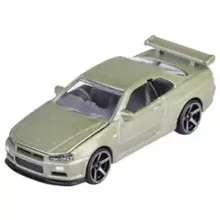Majorette Nissan Skyline GT-R (R34) kisautó levehető motorháztetővel