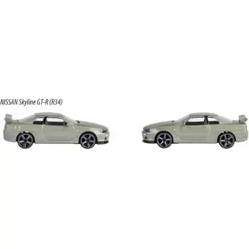 Majorette Nissan Skyline GT-R (R34) kisautó levehető motorháztetővel