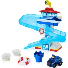 Mancs őrjárat - Kalandos öböl fürdőjáték Chase figurával és világító járművével, Paw Patrol