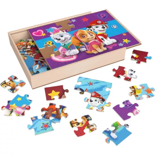 Mancs őrjárat - Paw Patrol 3 az 1-ben fa puzzle