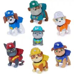   Mancs őrjárat - Rubble és csapata: Ajándékszett 7db kutyi figurával, Paw Patrol