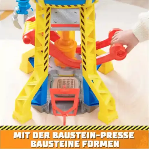 Mancs őrjárat - Rubble és csapata: interaktív építkezési daru, 60cm magas, Rubble és buldózere markolóval, Paw Patrol