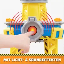 Mancs őrjárat - Rubble és csapata: interaktív építkezési daru, 60cm magas, Rubble és buldózere markolóval, Paw Patrol