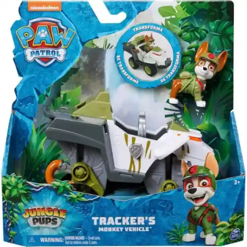 Mancs őrjárat - Dzsungel kutyik: Tracker és átalakuló majom járműve kilövővel, Paw Patrol mese