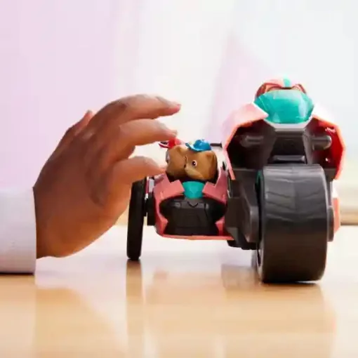 Mancs őrjárat - A szuperfilm: Átalakuló motoros játékszett Liberty és Jr. Patrollers figurákkal, Paw Patrol