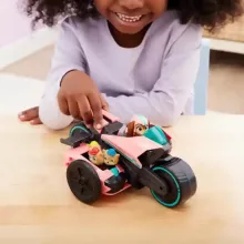 Mancs őrjárat - A szuperfilm: Átalakuló motoros játékszett Liberty és Jr. Patrollers figurákkal, Paw Patrol
