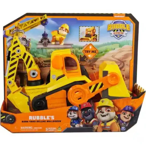 Mancs őrjárat - Rubble és csapata: Rubble nagy interaktív buldózere markolóval, Paw Patrol