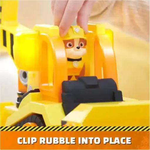 Mancs őrjárat - Rubble és csapata: Rubble nagy interaktív buldózere markolóval, Paw Patrol