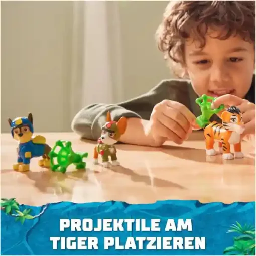 Mancs őrjárat - Dzsungelkaland: Chase, Tracker és tigris figuraszett