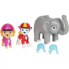 Mancs őrjárat - Dzsungel kutyik: Skye, Marshall és elefánt figuraszett