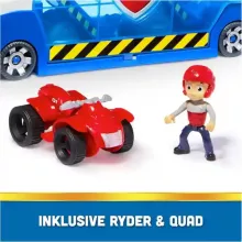 Mancs őrjárat - Paw Patroller csapatszállító kamion hanggal, Ryder figurával és járművével