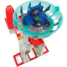 Mancs őrjárat - Rescue Wheels: interaktív torony hurok pályával, 106cm magas, Chase rendőrautója, Paw Patrol