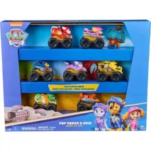 Mancs őrjárat - Rescue Wheels: Ajándékszett 7db versenyjárművel, Paw Patrol