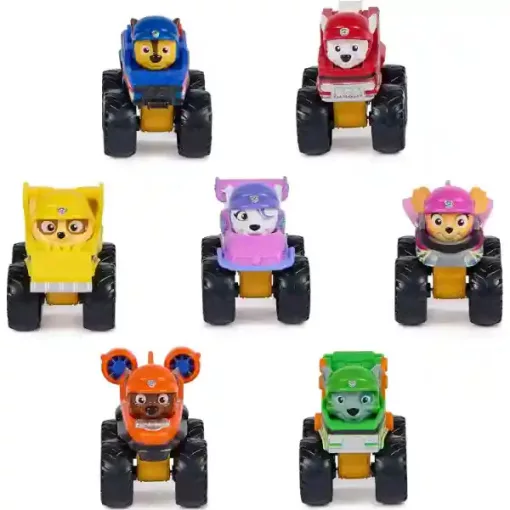 Mancs őrjárat - Rescue Wheels: Ajándékszett 7db versenyjárművel, Paw Patrol