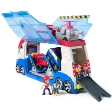 Mancs őrjárat - Paw Patroller csapatszállító kamion hanggal, 4 figurával és járművel