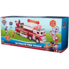 Mancs őrjárat - Óriás interaktív tűzoltóautó figurákkal, Marshall, Chase, Skye, Paw Patrol, 64cm