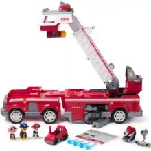 Mancs őrjárat - Óriás interaktív tűzoltóautó figurákkal, Marshall, Chase, Skye, Paw Patrol, 64cm