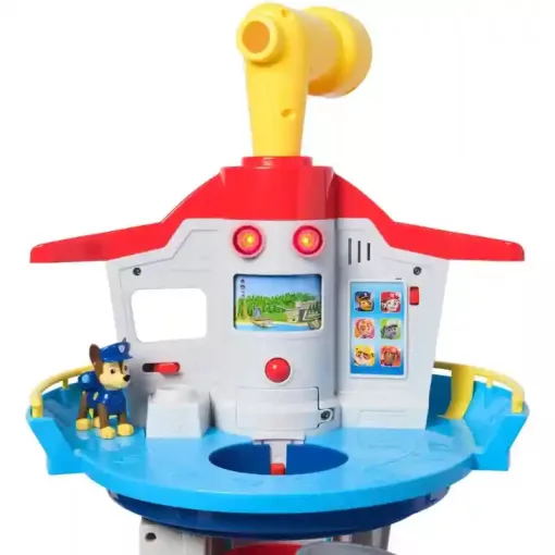 Mancs őrjárat - Óriás interaktív őrtorony Chase figurával és rendőrautóval, Paw Patrol