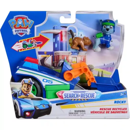 Mancs őrjárat - Search & Rescue: Rocky és hátrahúzós újrahasznosító járműve, Paw Patrol