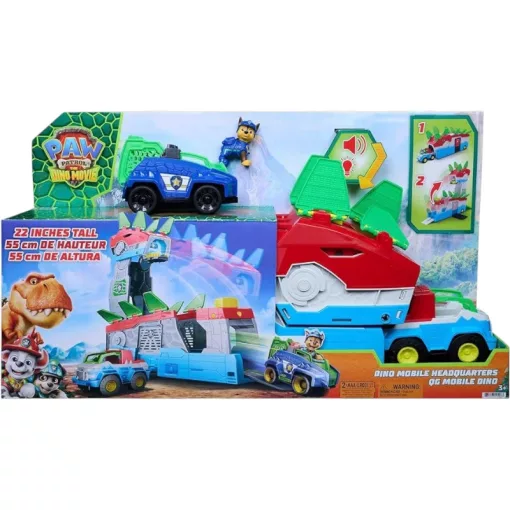 Mancs őrjárat: A dínófilm - 2 az 1-ben interaktív mobil főhadiszállás, Paw Patrol