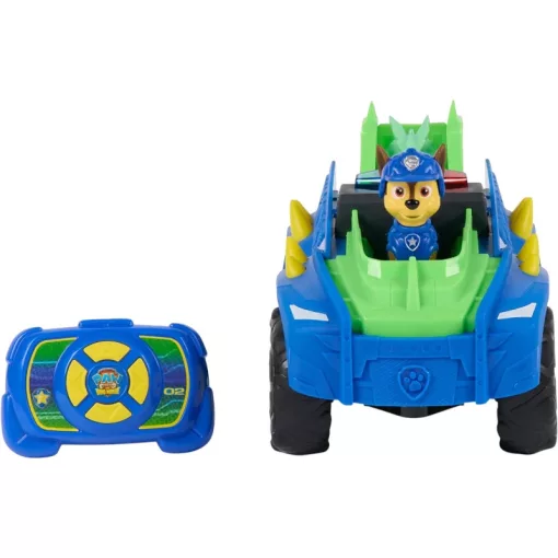 Mancs őrjárat: A dínófilm - Chase RC távirányítós dinós mentőjárműve utánfutóval, Paw Patrol