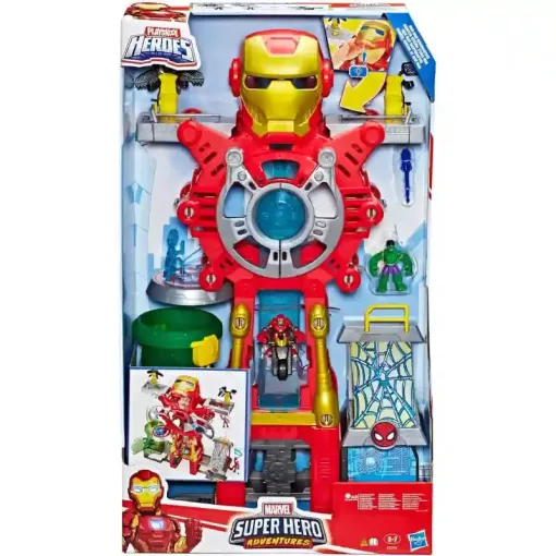 Hasbro Marvel Super Hero Adventures Vasember óriás interaktív főhadiszállása játékkészlet