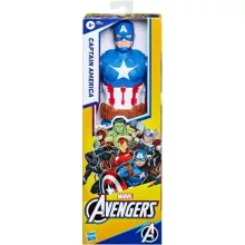 Hasbro Marvel Bosszúállók Titan Hero Series - Amerika kapitány akciófigura 30cm, Avengers, Captain America
