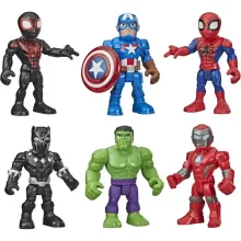 Hasbro Marvel Super Hero Adventures 6db-os akciófigura készlet 12,5cm