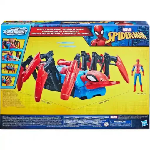 Hasbro Marvel Epic Hero Series Pókgép Pókember figurával 10cm, Spiderman