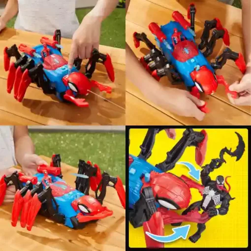 Hasbro Marvel Epic Hero Series Pókgép Pókember figurával 10cm, Spiderman