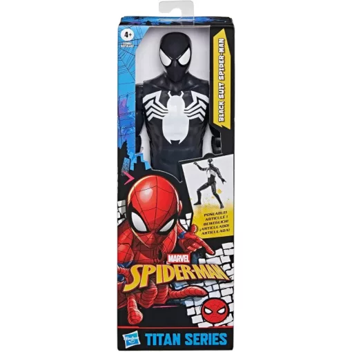 Hasbro Marvel Spider-Man Titan Series - Black Suit Pókember akciófigura