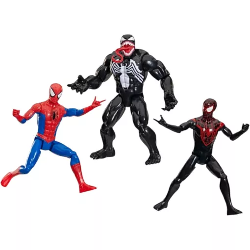 Hasbro Marvel Miles Morales, Pókember és Venom akciófigura készlet