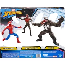 Hasbro Marvel Miles Morales, Pókember és Venom akciófigura készlet