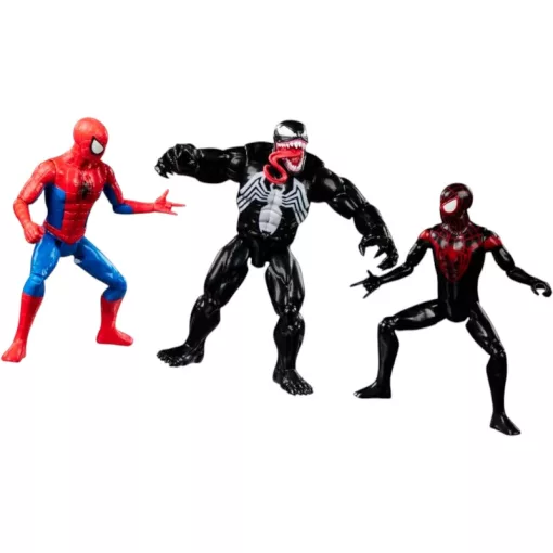 Hasbro Marvel Miles Morales, Pókember és Venom akciófigura készlet